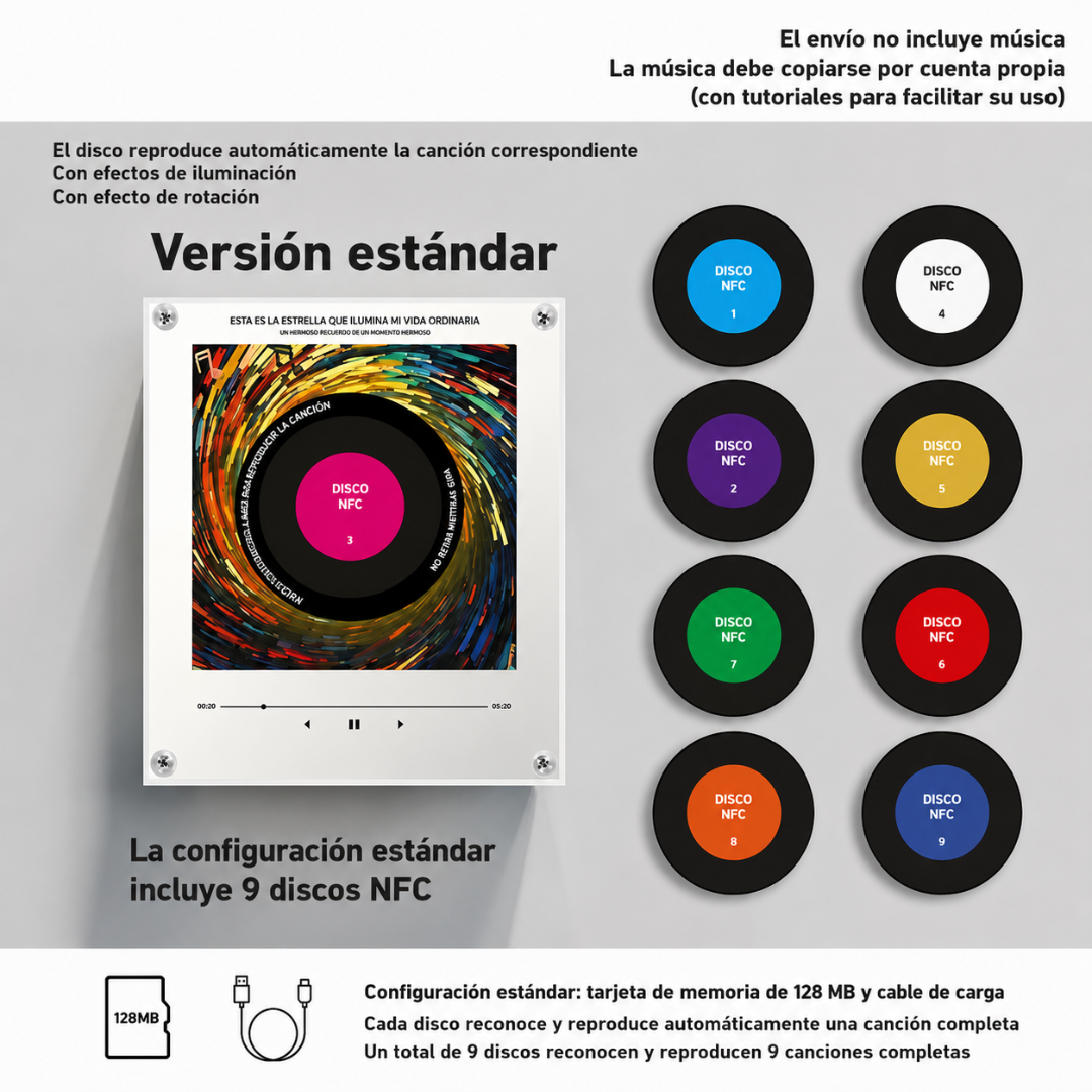 Reproductor de música NFC